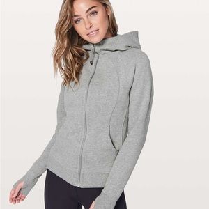 Lululemon Scuba Hoodie Light Cotton Fleece
Heathered Medium Grey Size 4